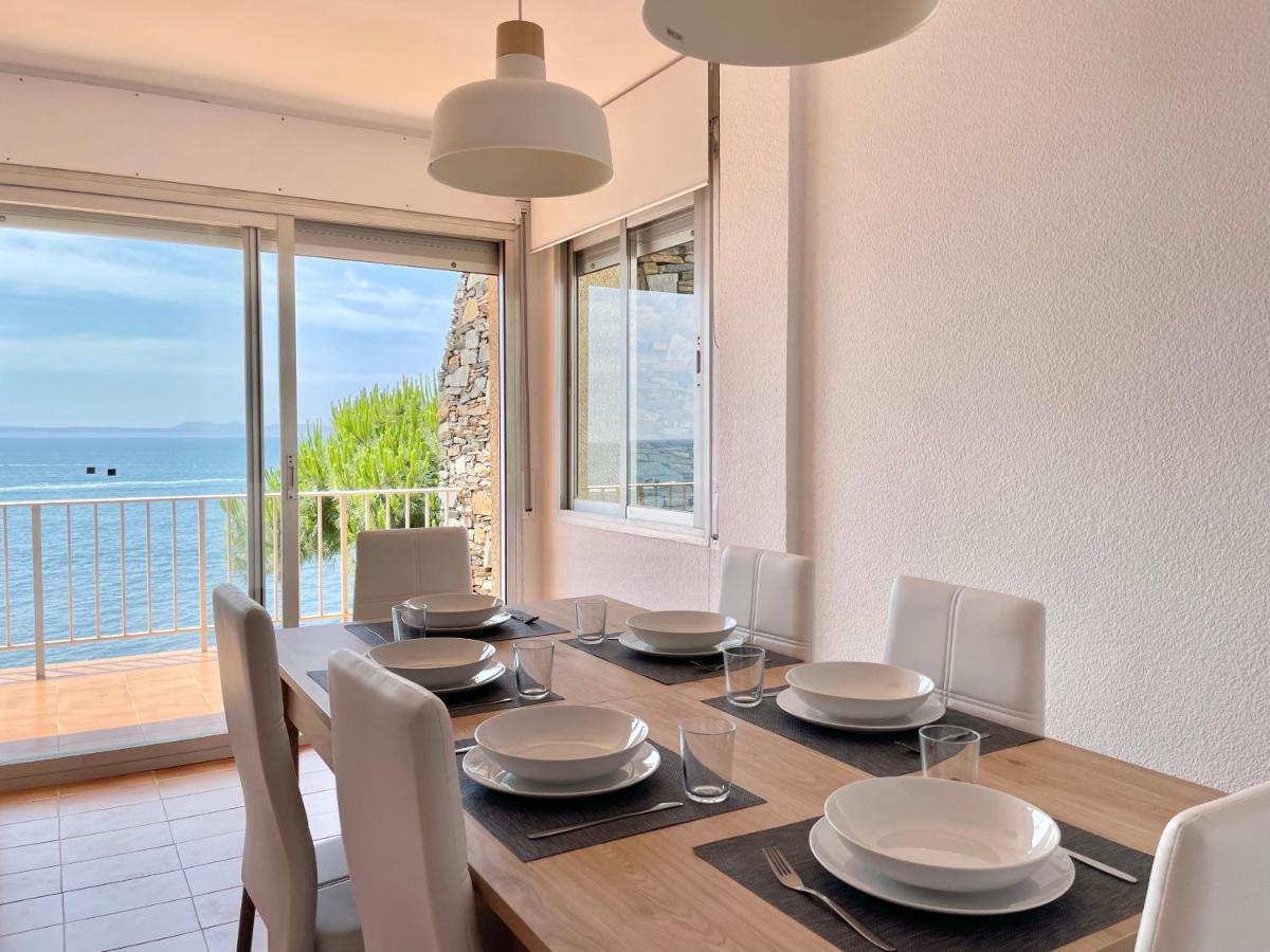 Luminoso Apartamento Frente Al Mar Con Piscina Roses Extérieur photo