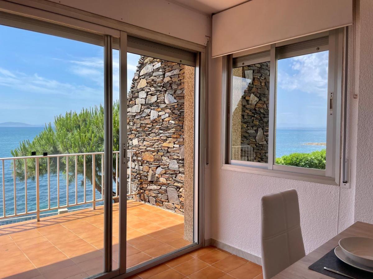 Luminoso Apartamento Frente Al Mar Con Piscina Roses Extérieur photo