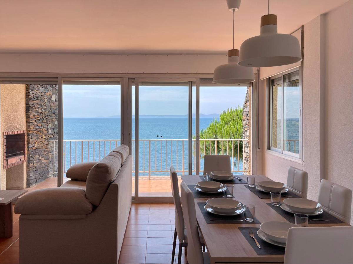 Luminoso Apartamento Frente Al Mar Con Piscina Roses Extérieur photo