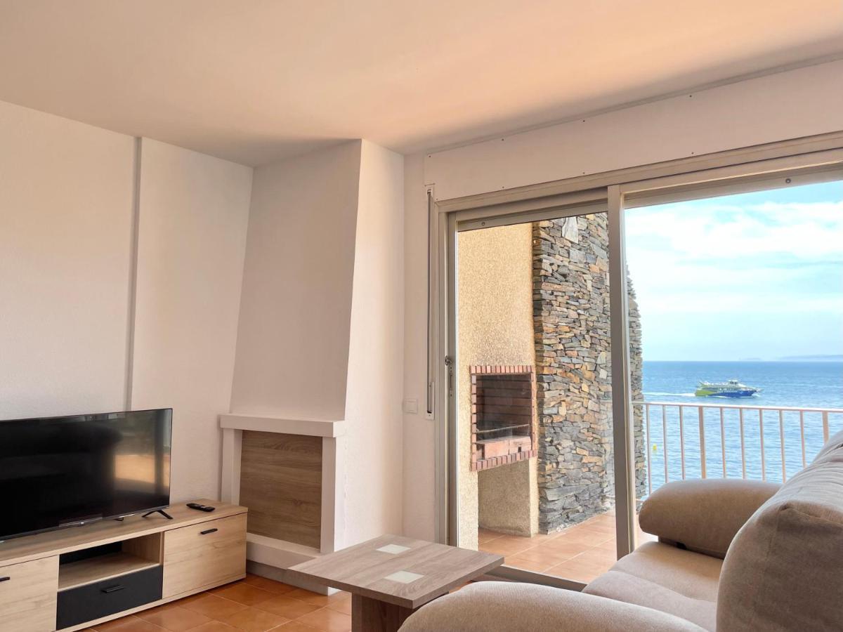 Luminoso Apartamento Frente Al Mar Con Piscina Roses Extérieur photo
